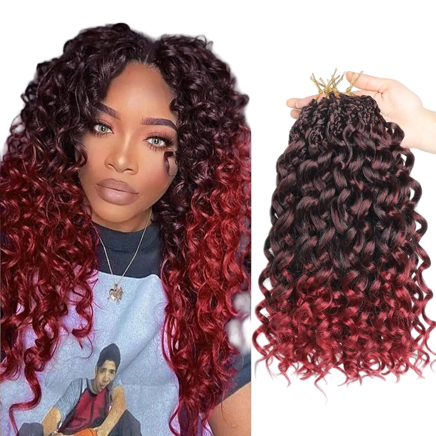 Synthetic Curly Crochet Hair