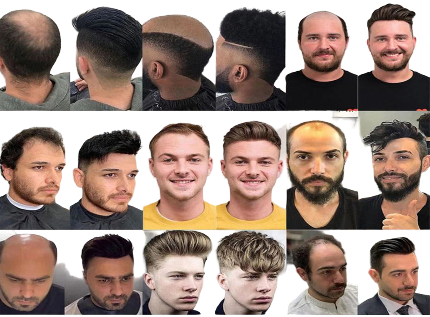 Human Hair Toupee D73 Indian Hair System