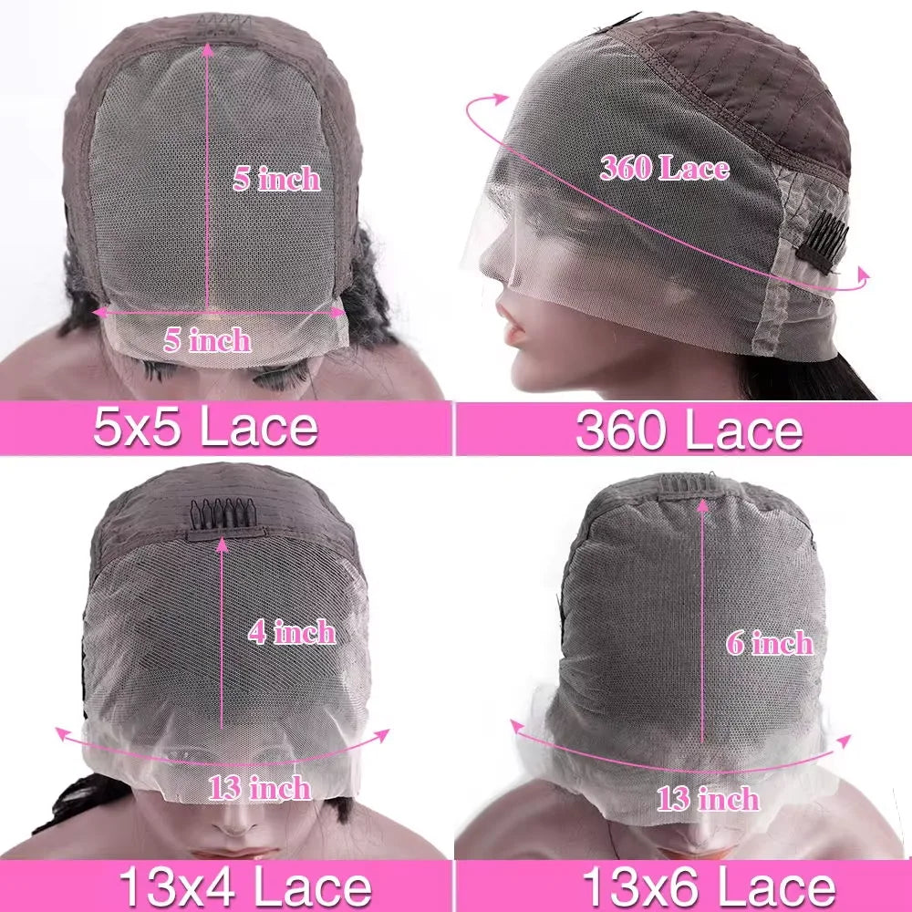 Bone Straight 13x6 13x4 Hd Lace Full Frontal Brazilian Human Hair