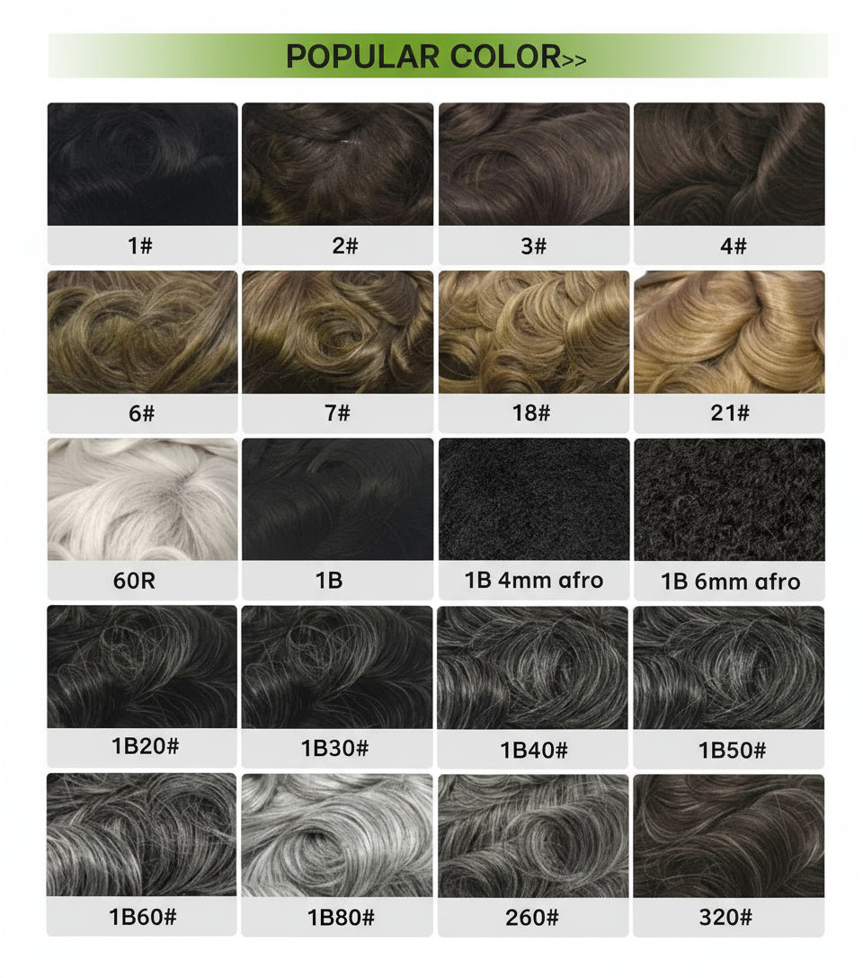 Full Lace Toupee For Men Human Hair Unit