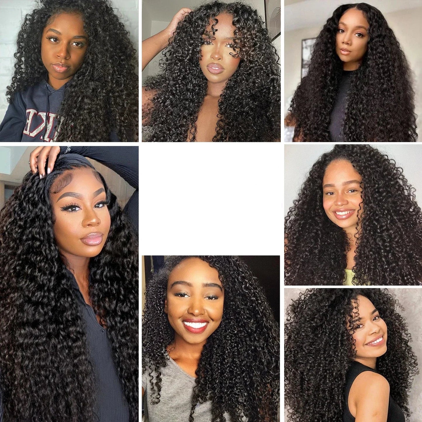 220% Density 13x4 13x6 HD Transparent Burmese Curly Human Hair Wigs