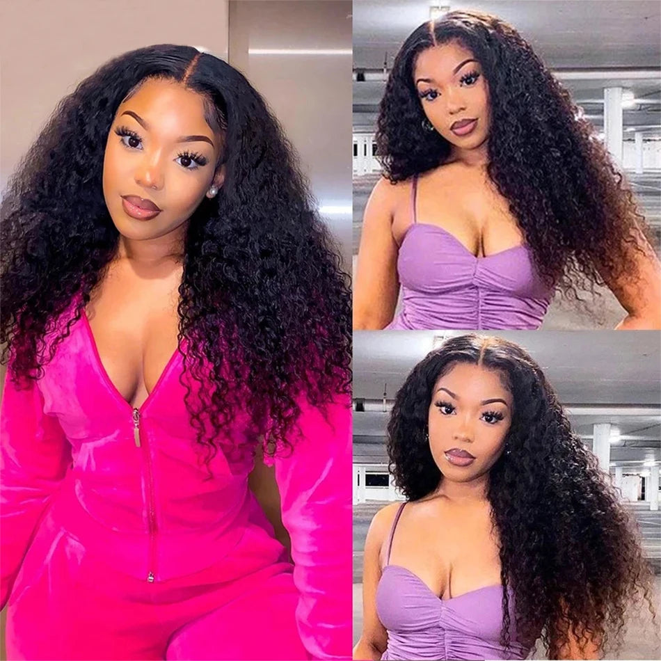 Indian Kinky Curly Human Hair 1 3 4 Bundles Deal Raw Hair Original Human Hair