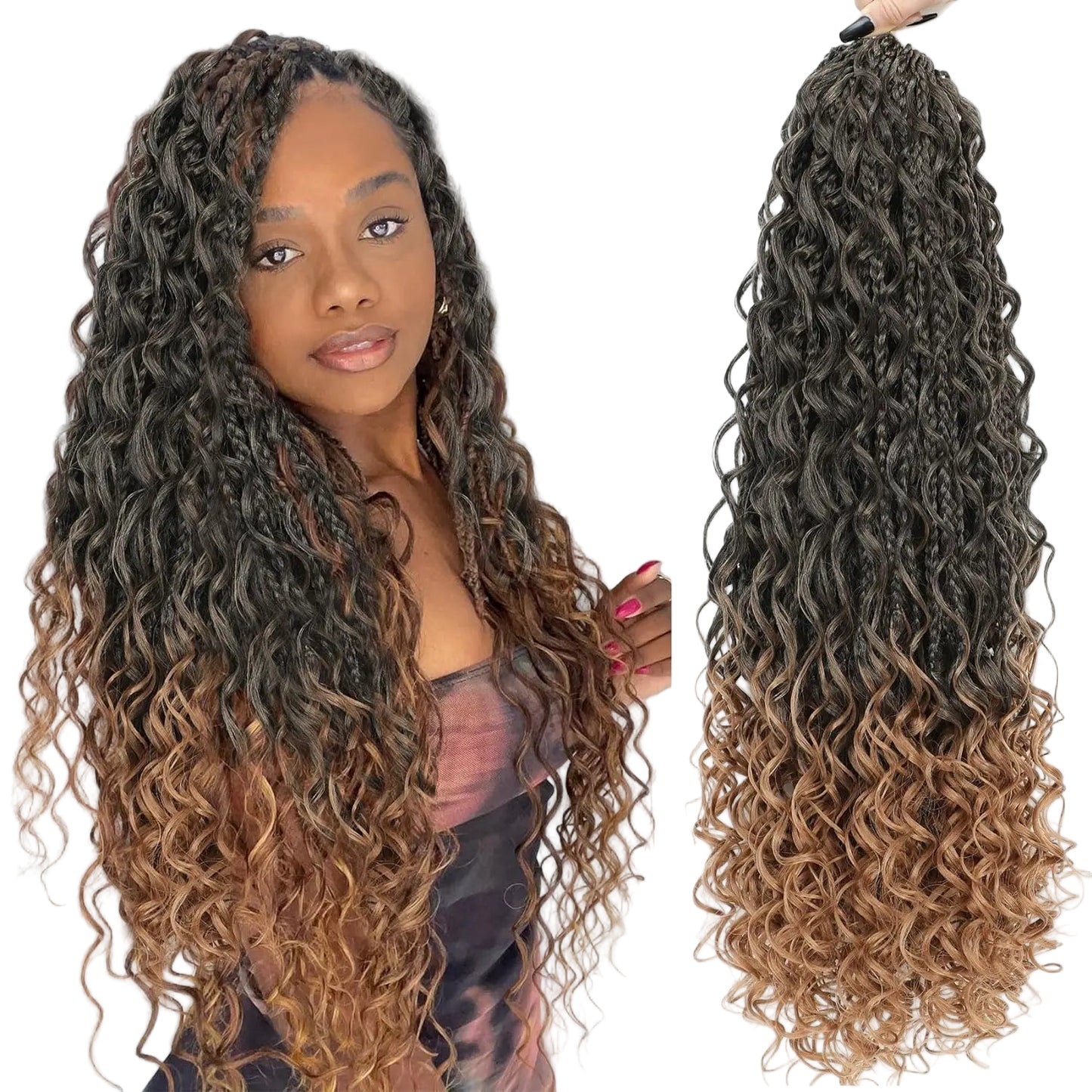 Synthetic Goddess Braids Crochet Hair