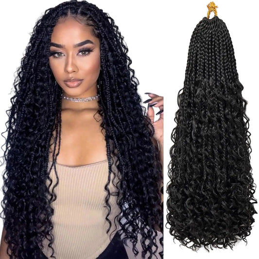 Synthetic Goddess Braids Crochet Hair