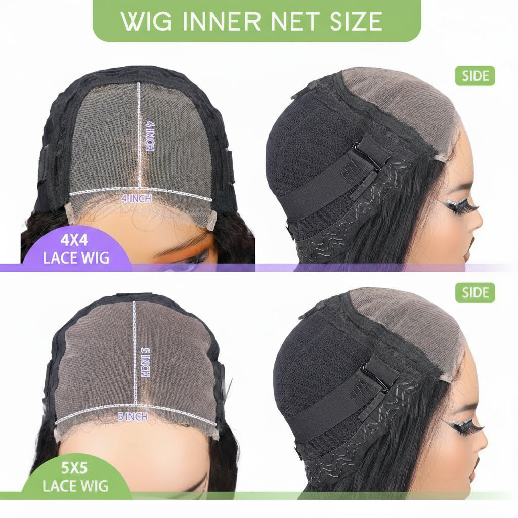 30 Inch Wear And Go Glueless Wigs Human Hair  Pre Cut Lace