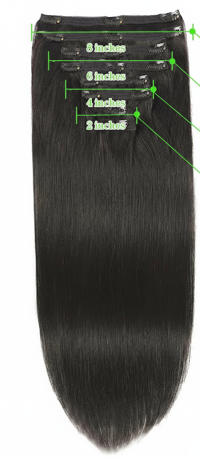 Clip in Hair Extensions Human Hair