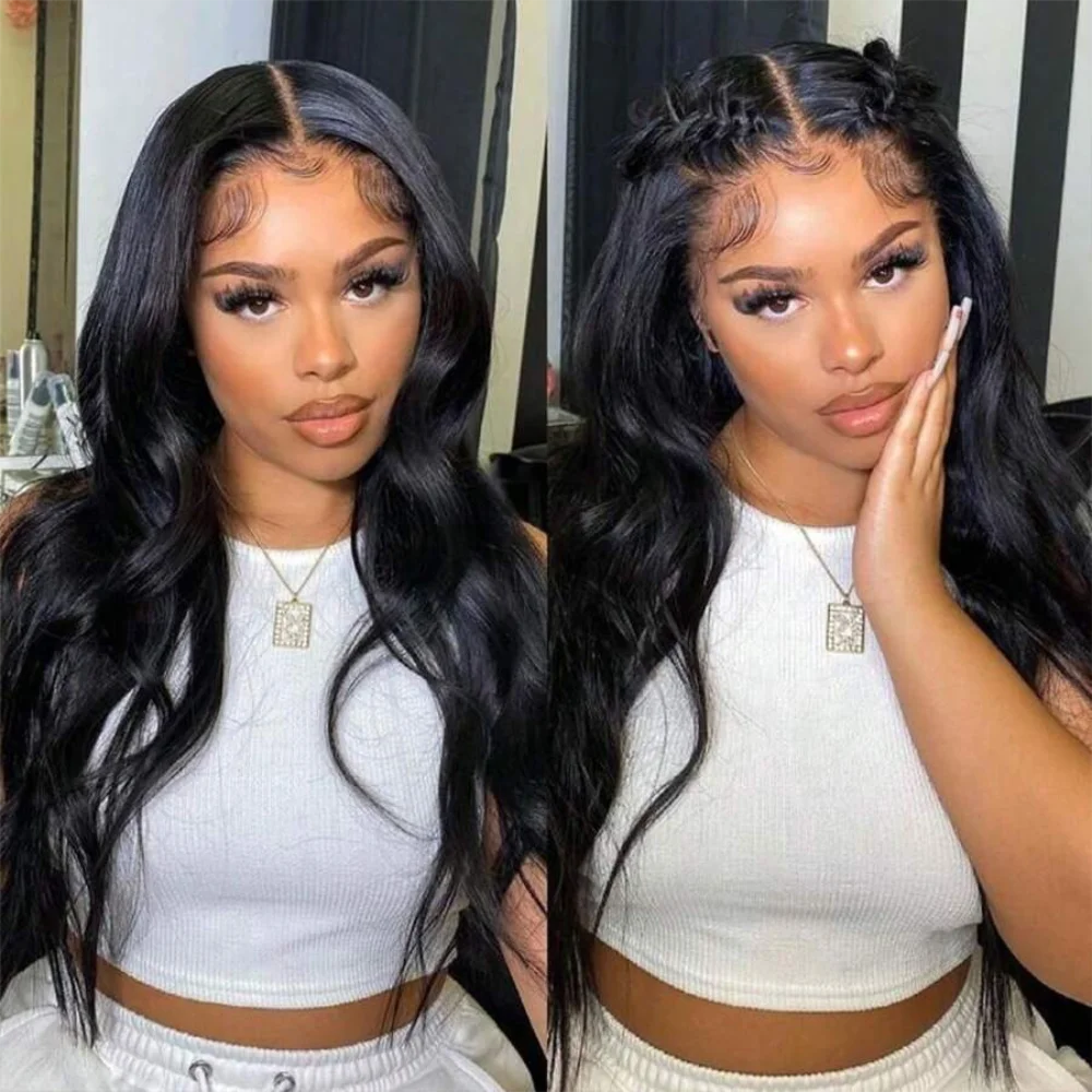 30 Inch Wear And Go Glueless Wigs Human Hair  Pre Cut Lace