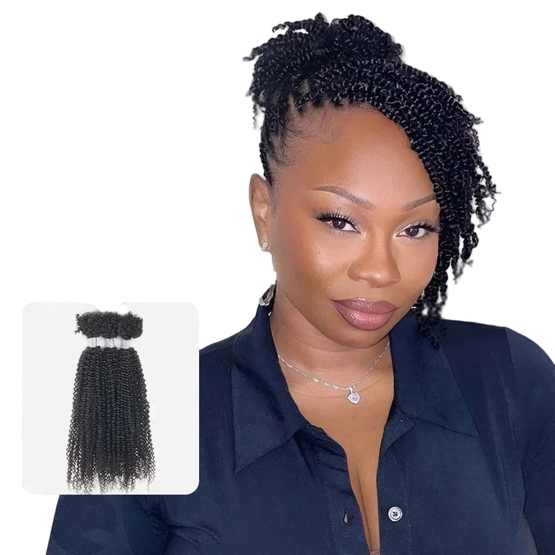 Sleek Kinky Twist Crochet Braiding Hair 100% Human