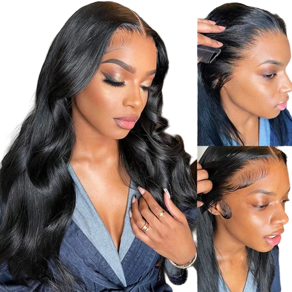 30 Inch Wear And Go Glueless Wigs Human Hair  Pre Cut Lace