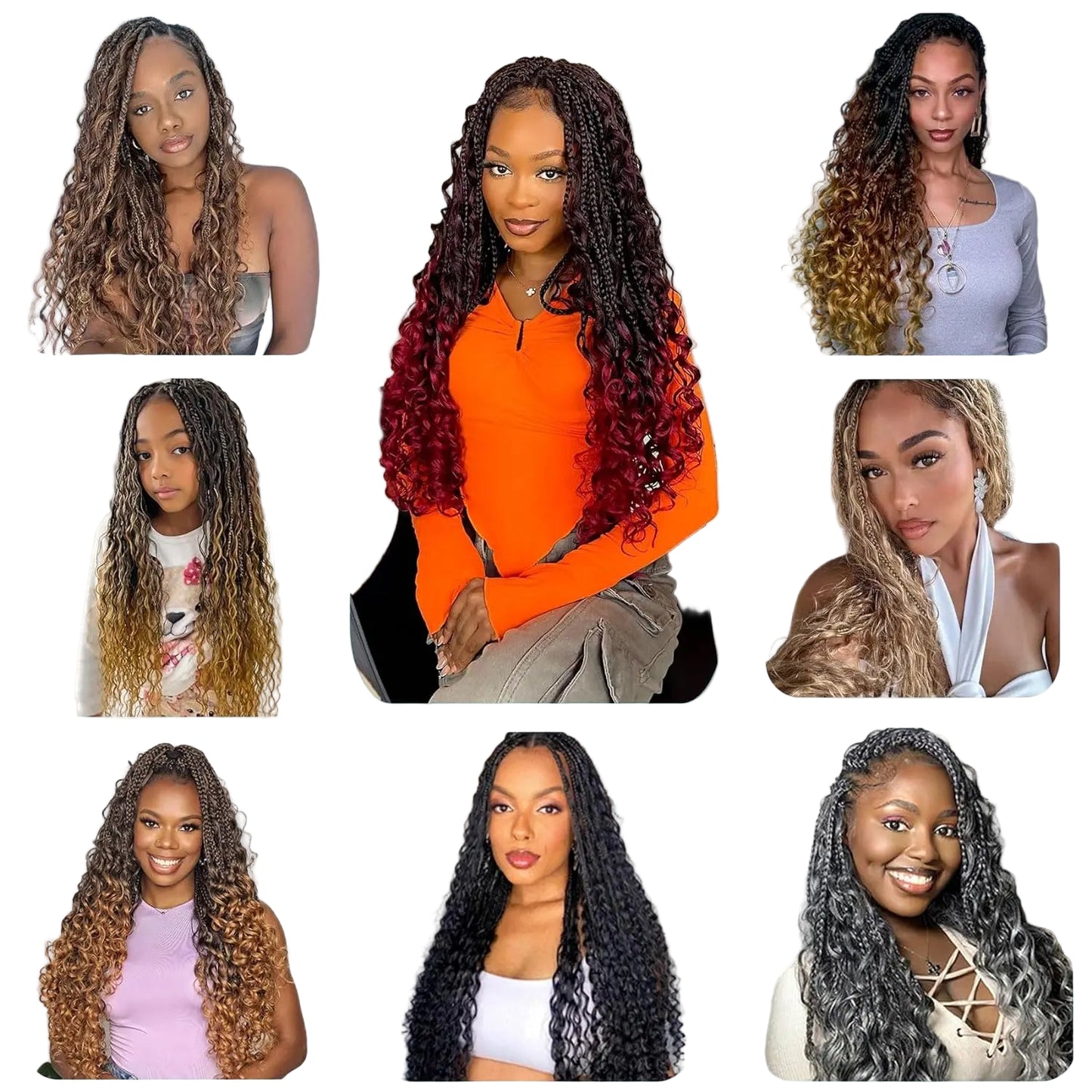 Synthetic Goddess Braids Crochet Hair