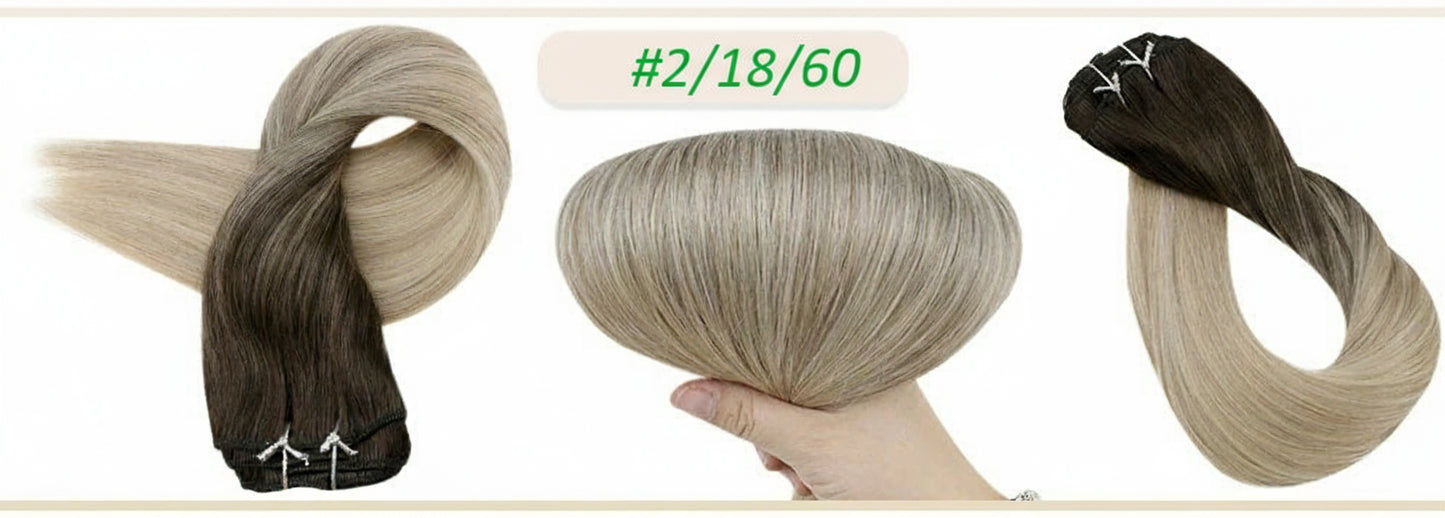 Human Hair Extensions Clips