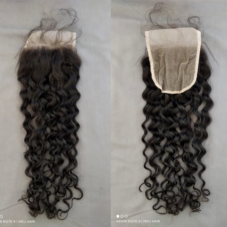 Top Closure Human Hair 2x6 4x4 5x5 6x6 7x7 HD Lace Closure Cuticle Aligned Raw Hair Straight Top Closure