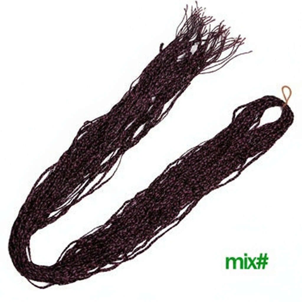 Crochet Braid Synthetic Colorful Hair Extensions