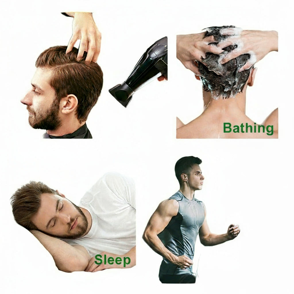 Men Lace Wig Full Swiss Lace Man Bleached Knot