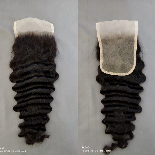 Top Closure Human Hair 2x6 4x4 5x5 6x6 7x7 HD Lace Closure Cuticle Aligned Raw Hair Straight Top Closure