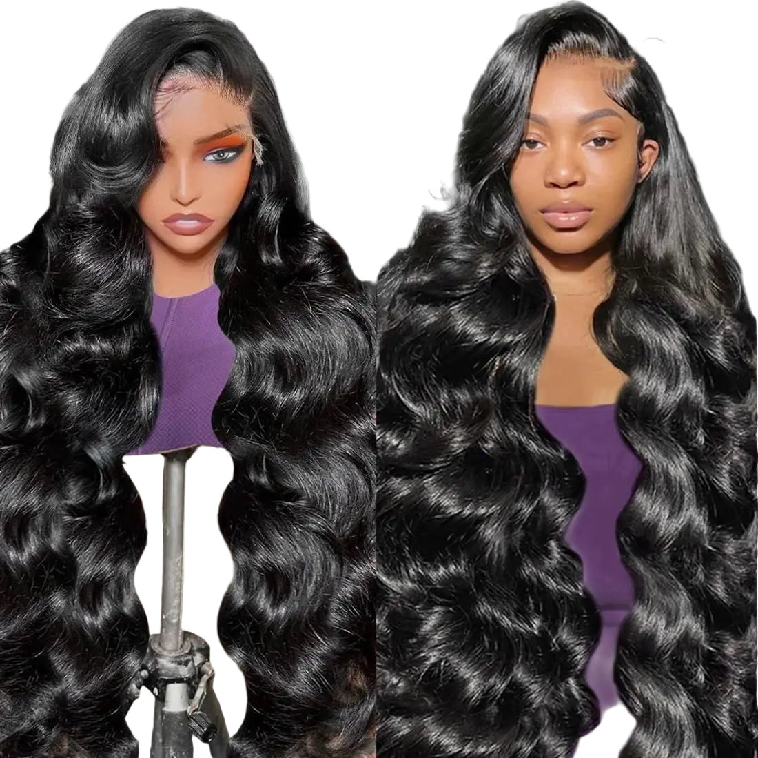 Vietnamese Human Hair Pre Plucked Lace Front Glueless Human Wig