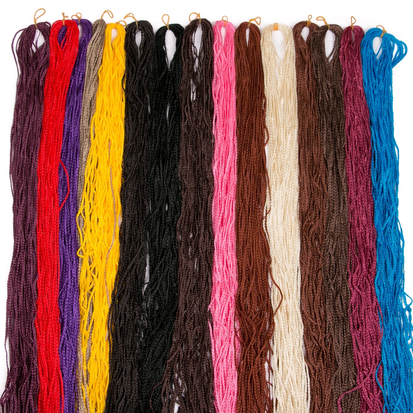 Crochet Braid Synthetic Colorful Hair Extensions
