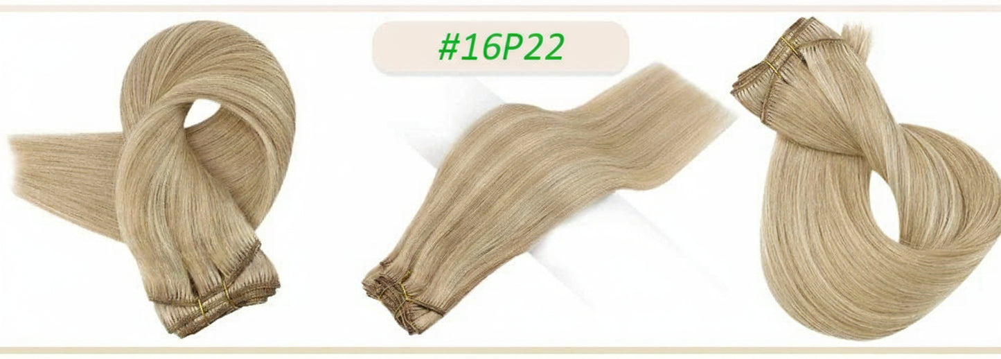 Human Hair Extensions Clips