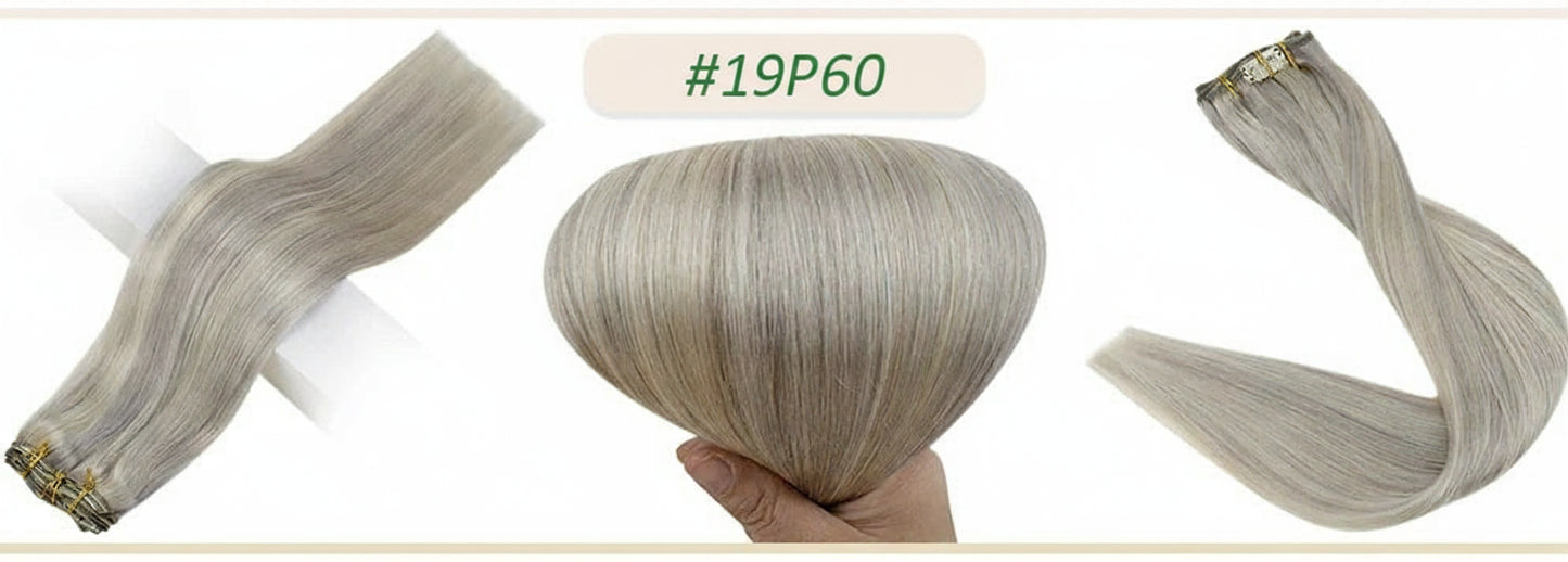 Human Hair Extensions Clips