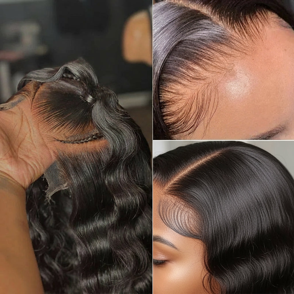 13x4 Full HD Lace Deep Wave Indian Human Hair Wig