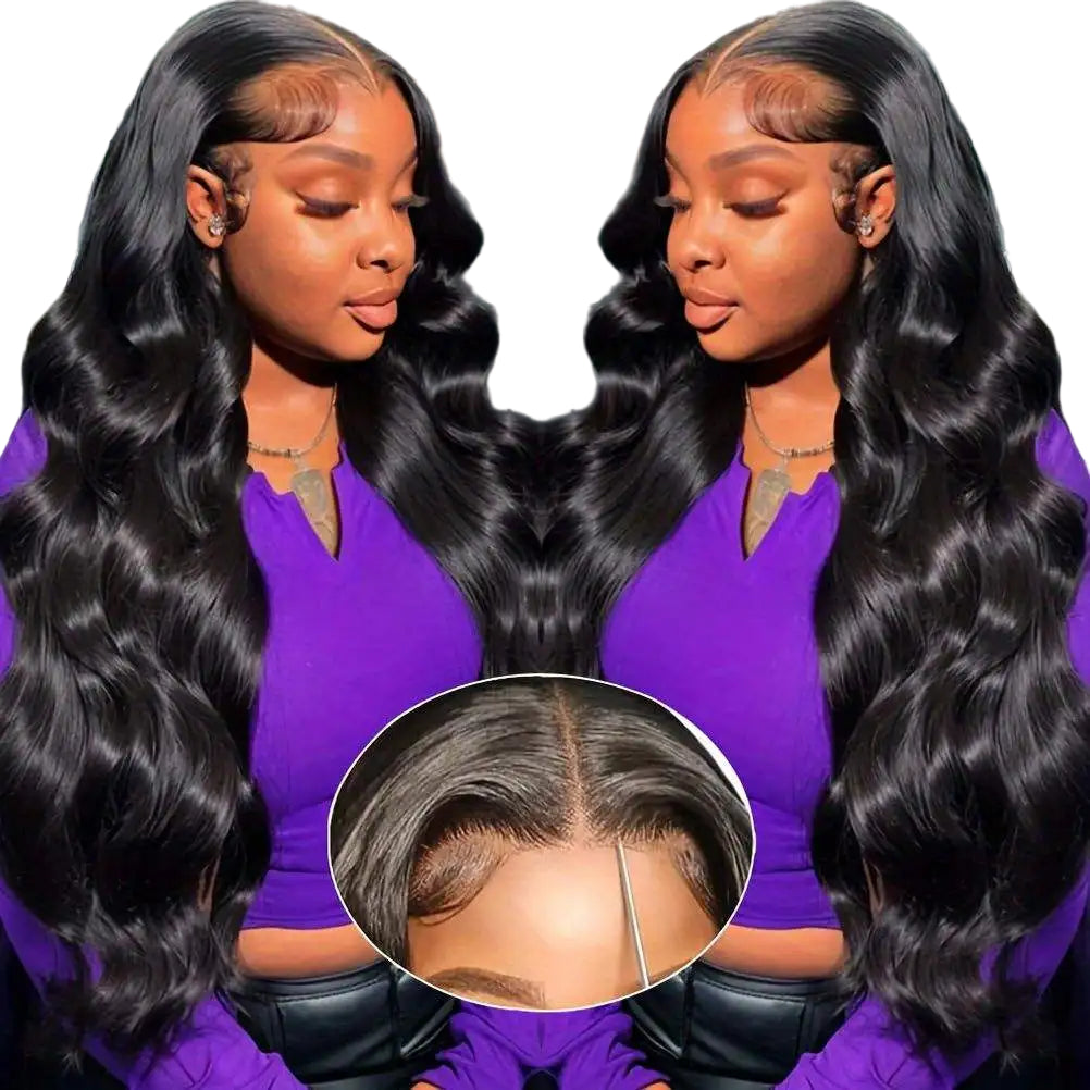 Vietnamese Human Hair Pre Plucked Lace Front Glueless Human Wig