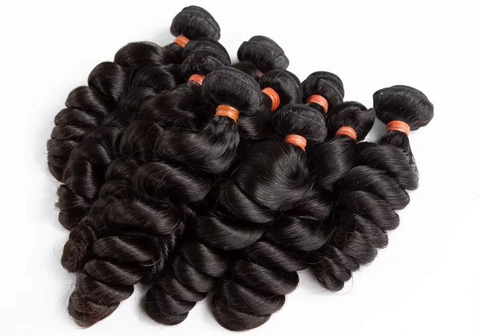 15A Loose Wave Raw Burmese Curly Bundles