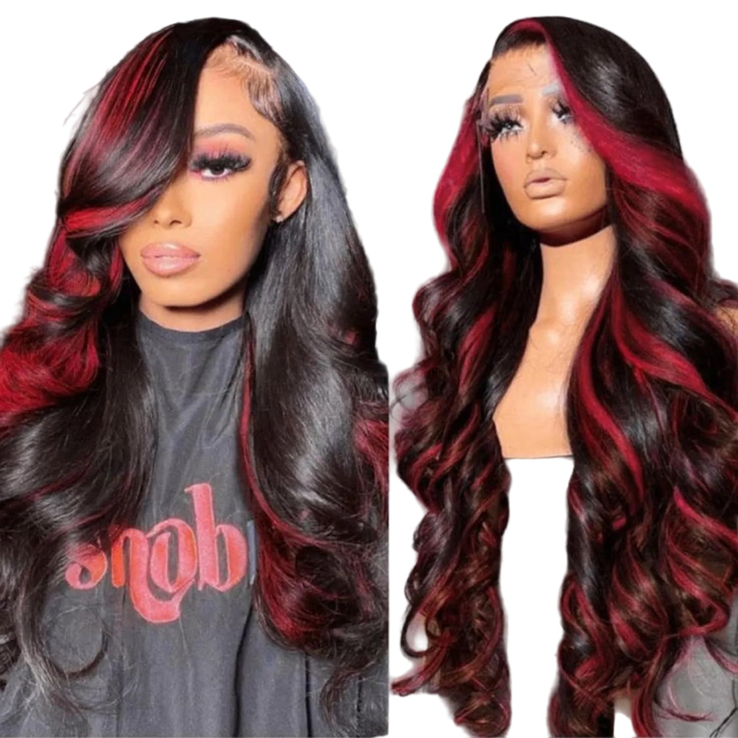 Highlight 5x5 Glueless Human Wigs