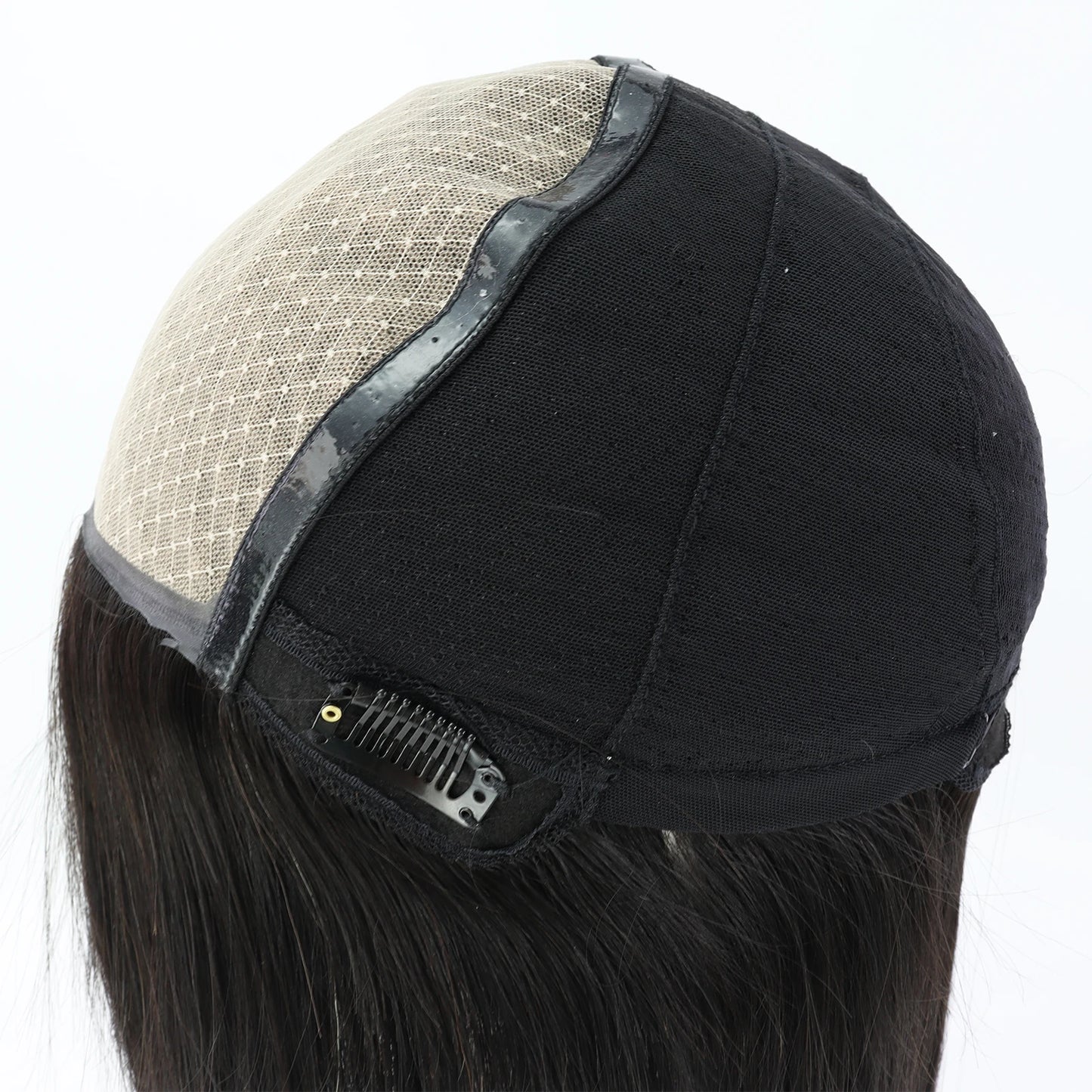 Silk Top Full Lace Wig with Bangs