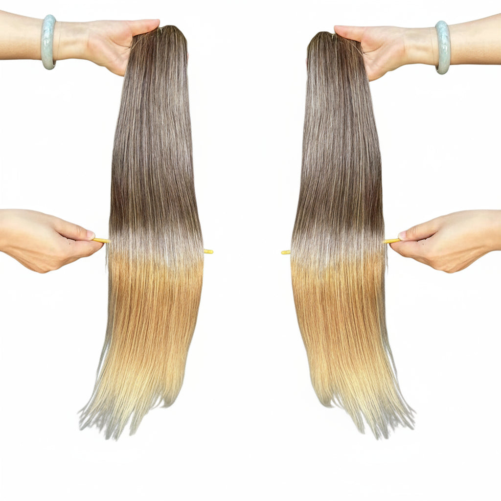 Blonde Straight Hair Bundles Extensions