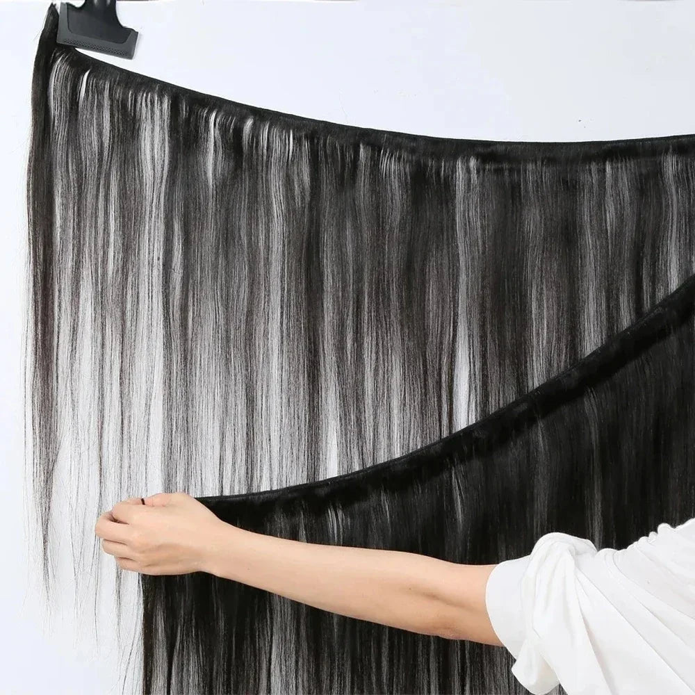 40 50Inch Straight Bundles 100% Human Hair 16A Remy Brazilian Virgin Weave 3 4 5 Pcs Raw Hair Bundles Extensions