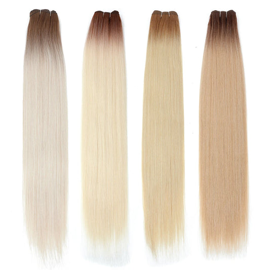 Blonde Straight Hair Bundles Extensions