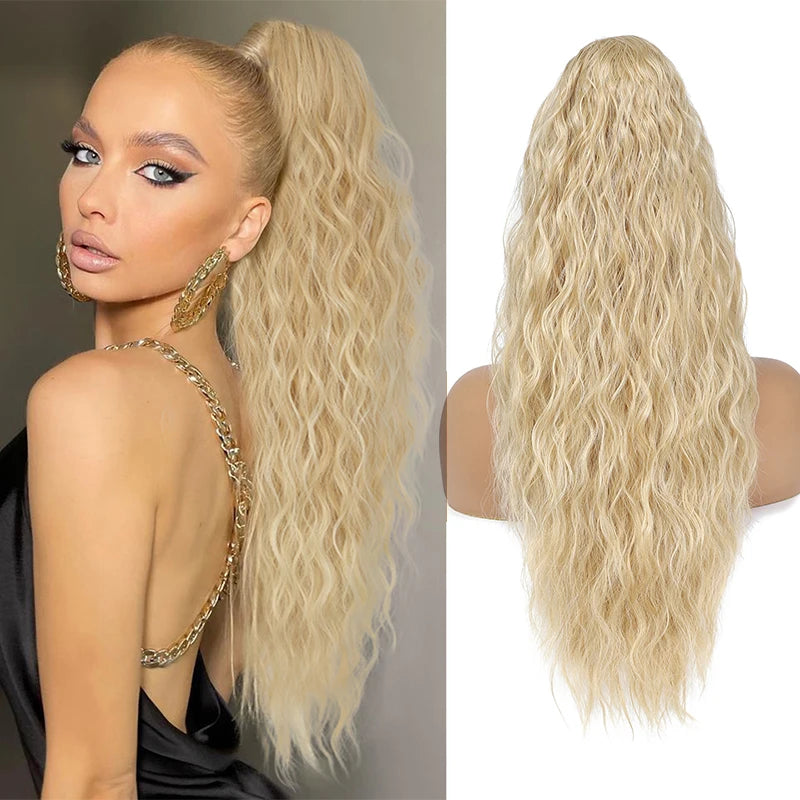 Long Curly Wavy Ponytail Hair Extension