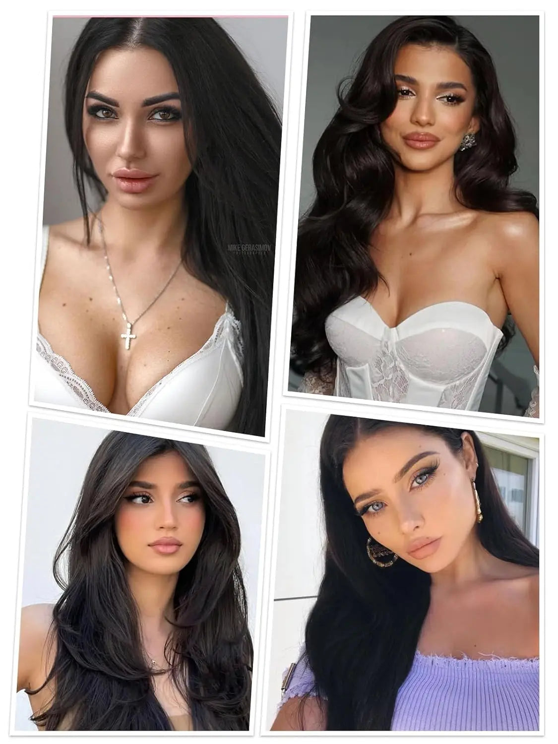 Clip in Hair Extensions Human Hair