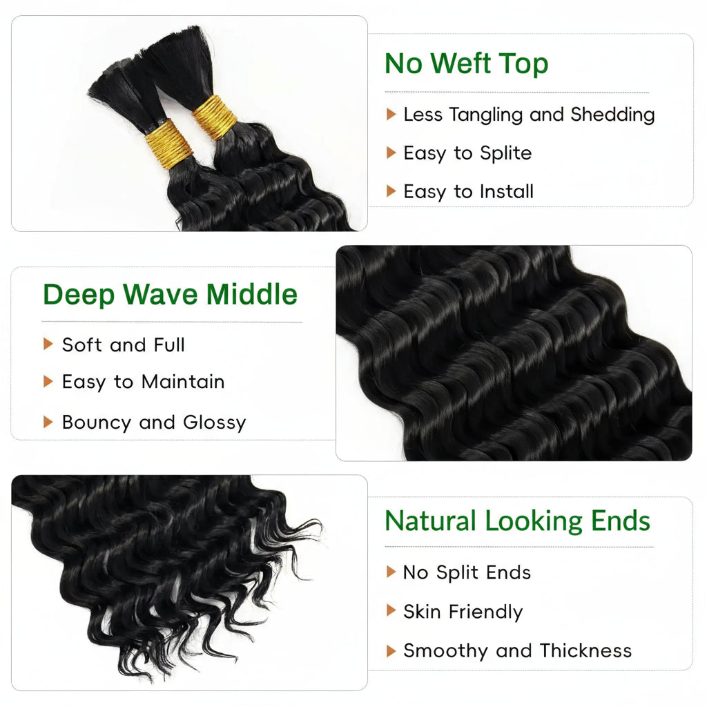 Braiding Hair Extensions For Boho Braids Human Hair