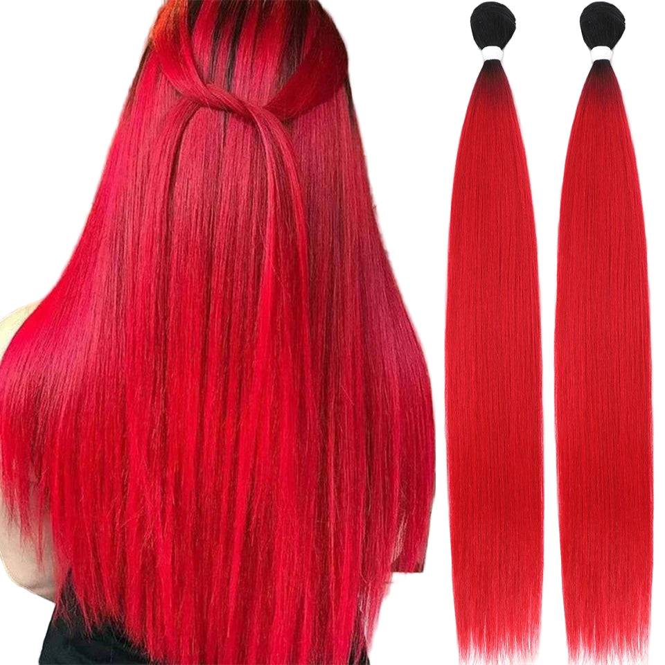 Blonde Straight Hair Bundles Extensions