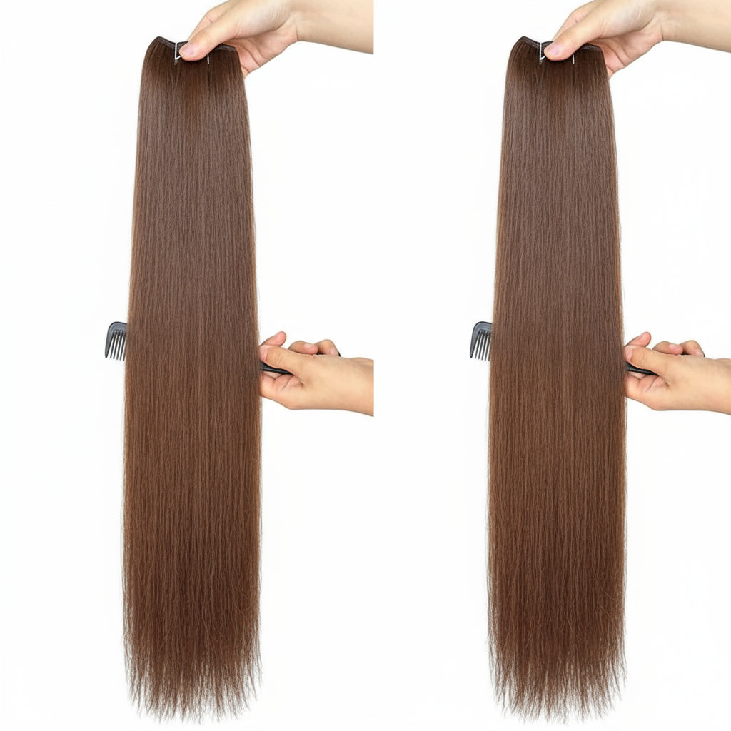 Blonde Straight Hair Bundles Extensions