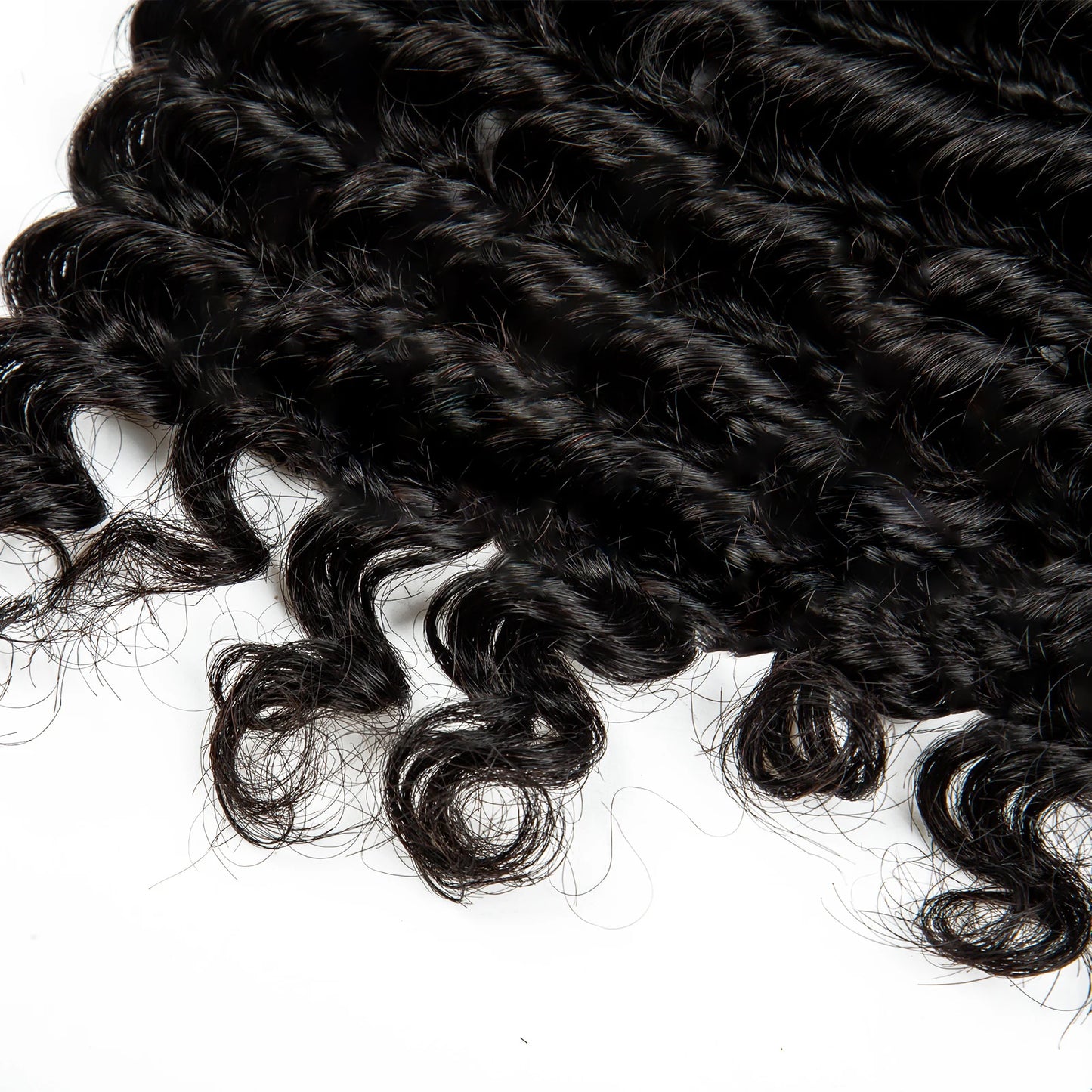 22 24Inch Deep Wave Bulk Human Hair for Boho Braids No Weft Colored 100% 12A Human Hair Bulk Curly Extensions for Braiding