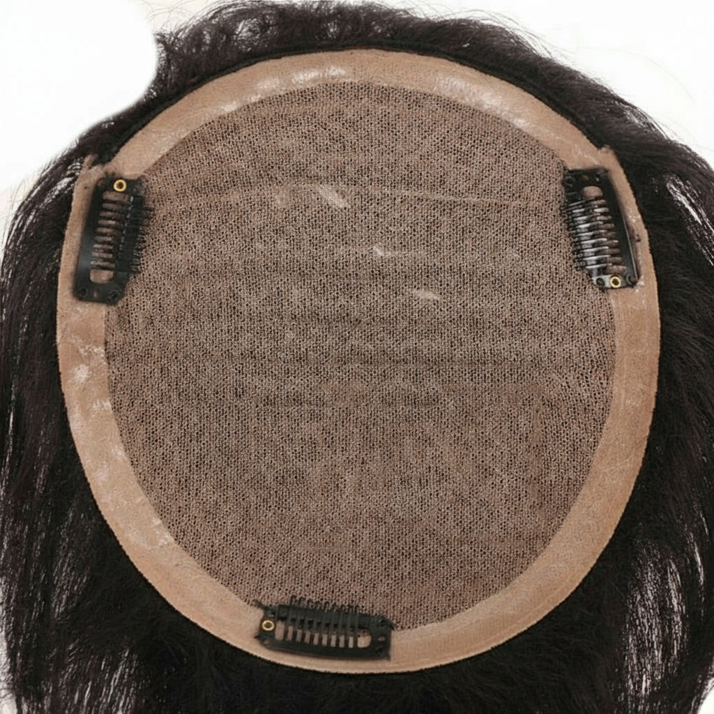 Men's Short Hair Peice 3 clips