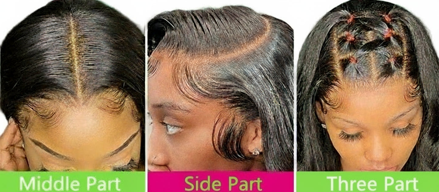 Hd Lace  Wig Human Hair 30Inch Bone Straight Transparent Lace