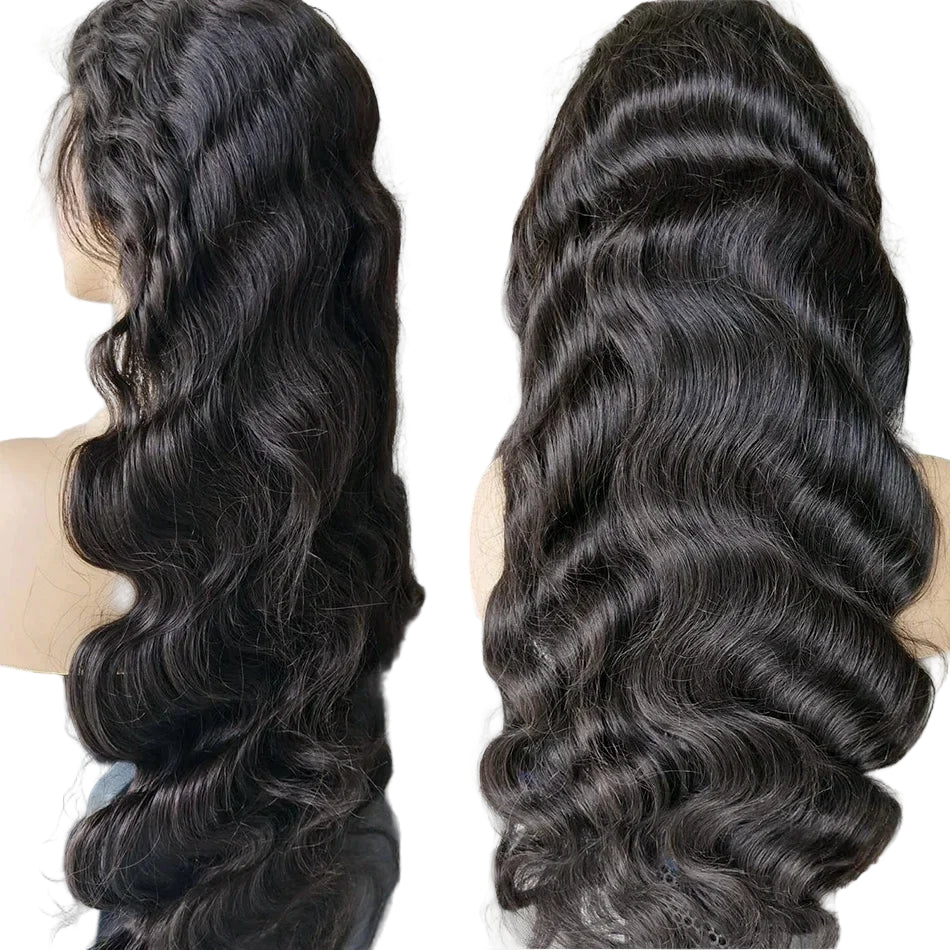 Hd Lace Wig 13x6 Human Hair Transparent PrePlucked Brazilian Body Wave Lace Frontal 30 40 Inch Lace Front Wigs