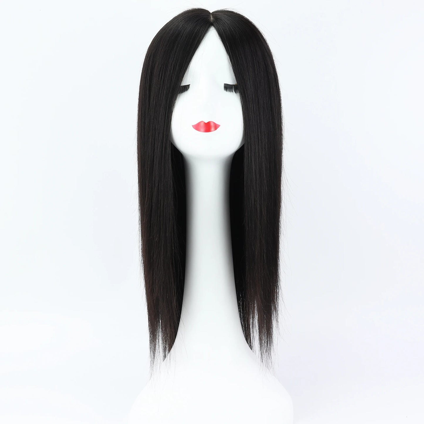 Silk Top Full Lace Wig with Bangs