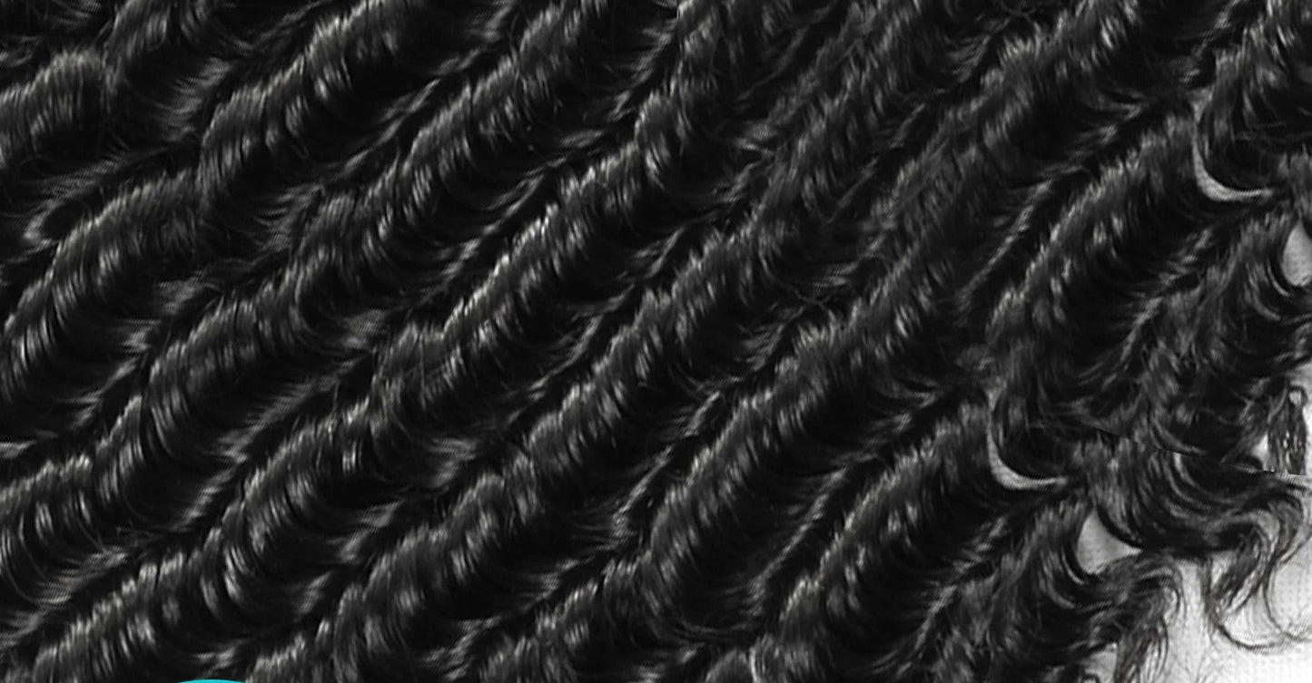 Deep Wave Bundles 3 PCS Natural Color 100% Remy Human Hair