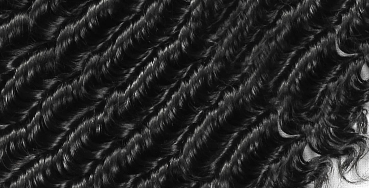 Deep Wave Bundles 3 PCS Natural Color 100% Remy Human Hair Bundles 10-40 Inch Bundles