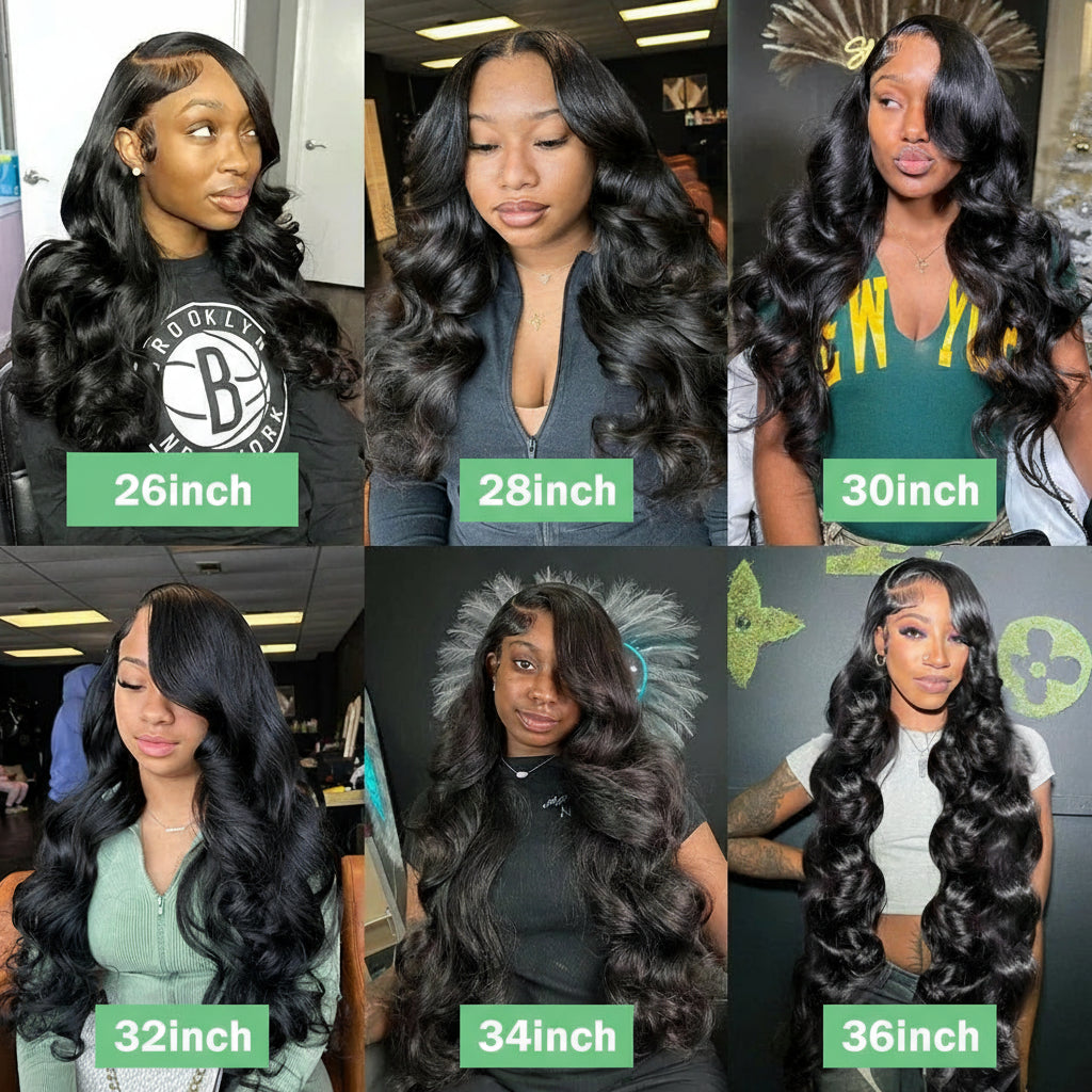 30 36 Inch Body Wave Raw 1 3 4 Bundles Indian 100% Unprocessed Human Hair Wavy