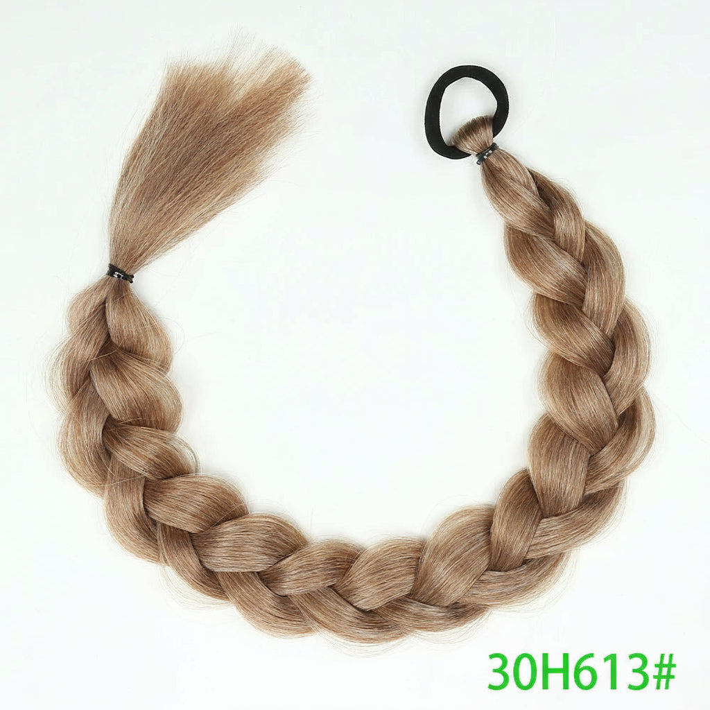 Synthetic Braided Long Ponytail Extensions