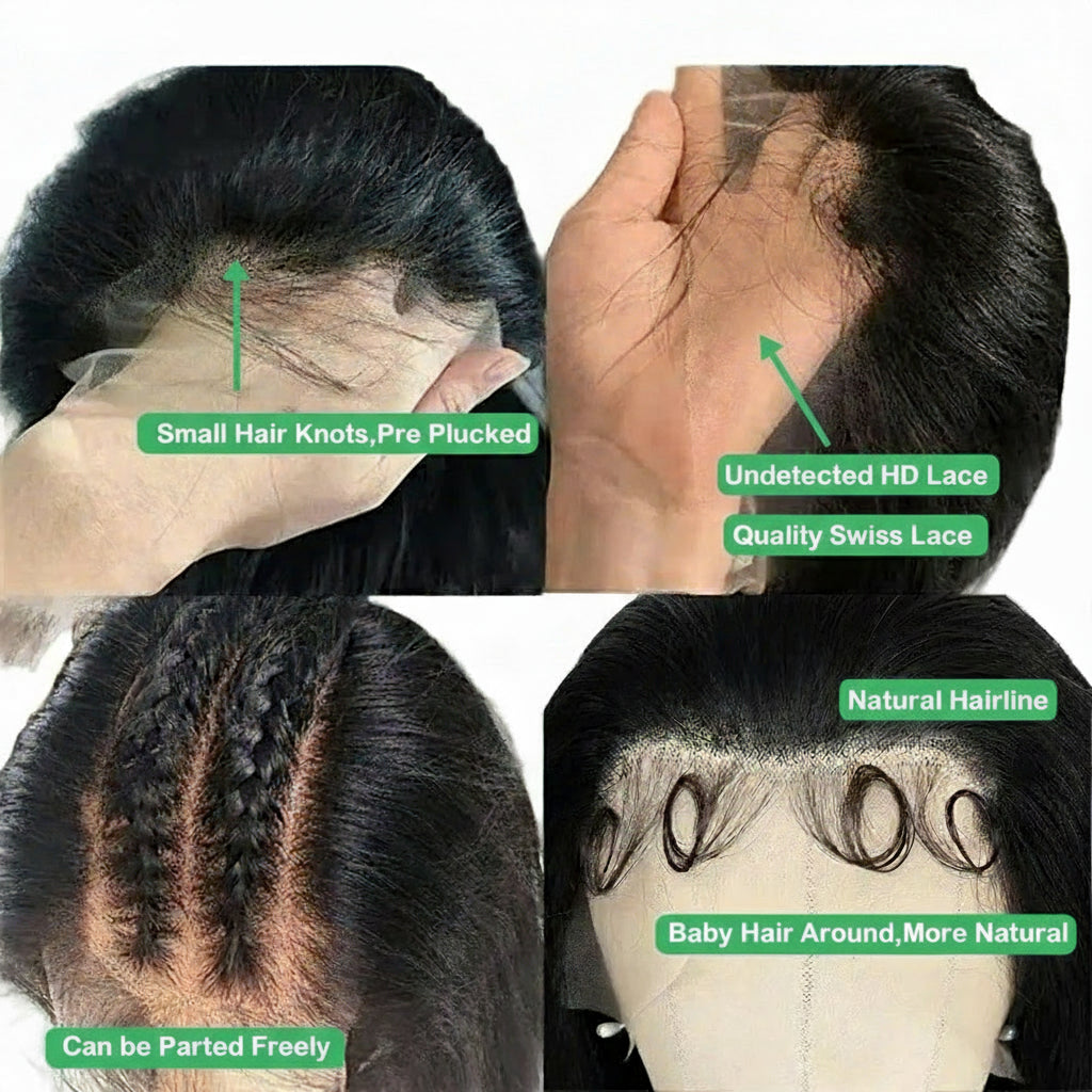 Glueless Wig 100% Human Hair