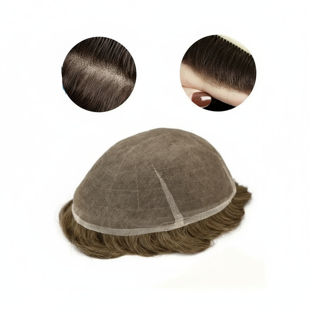 Lace Men Wig French Lace Hair System For Men