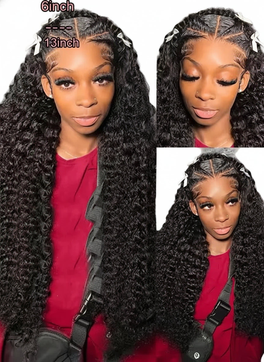 300% Density 13x6 360 Full Loose Deep Wave Hd Lace Frontal Wig