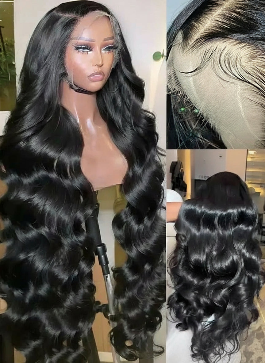 250% 13x6 Hd Transparent Lace Frontal Wig Body Wave