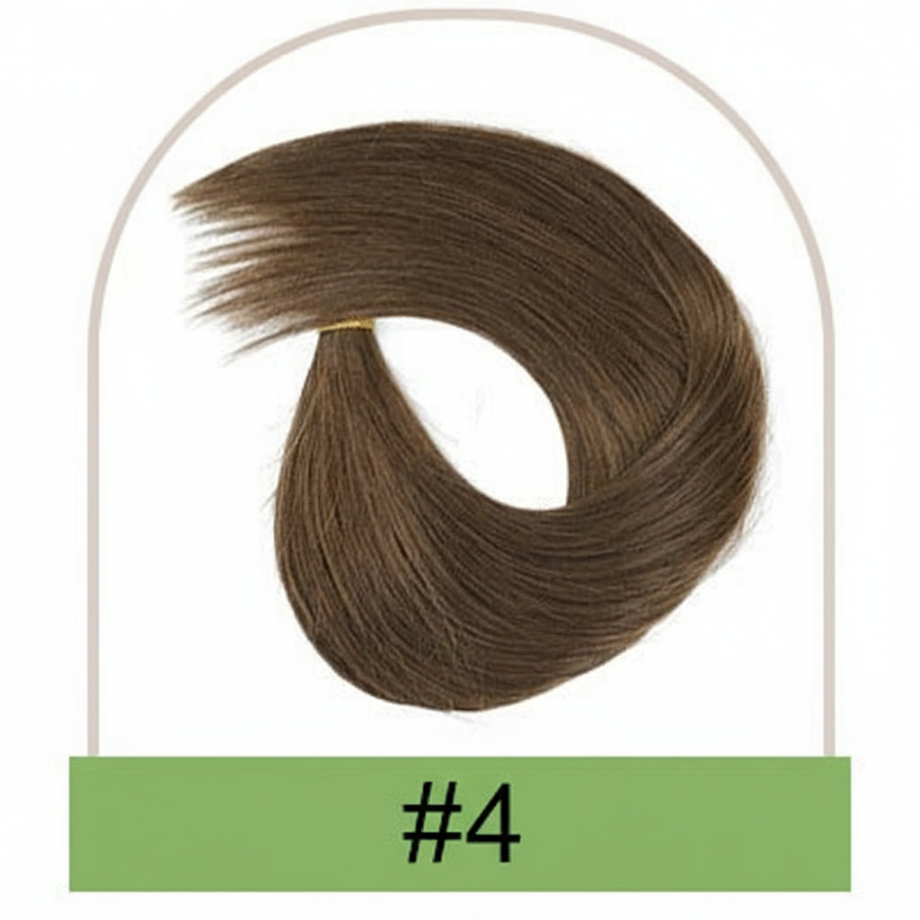 Ponytail Human Hair Straight Clips